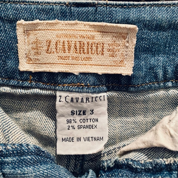 Z. Cavaricci Embellished Skull Jean Mini Skirt | 3 - Picture 5 of 6